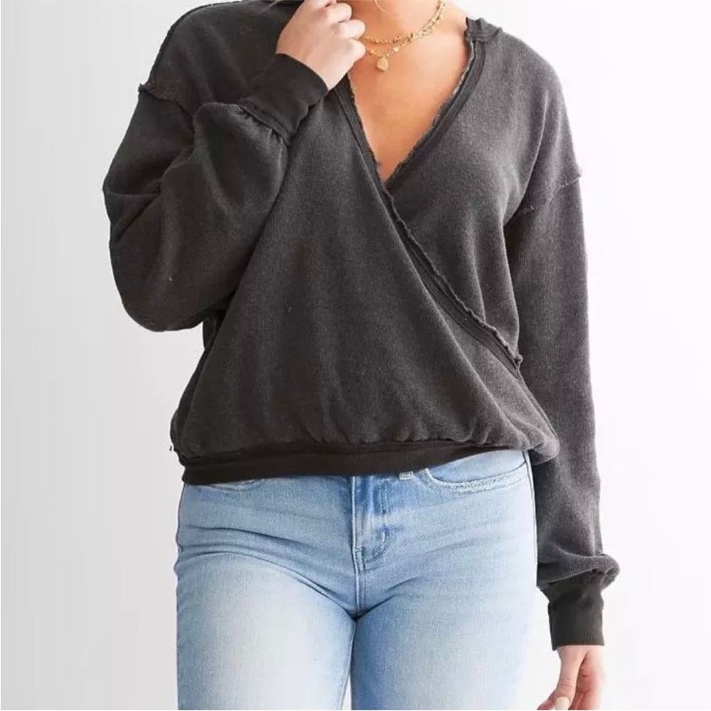 We The Free Anyway gray top Size XS EUC